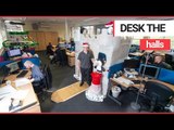 Is this the craziest Christmas office desk you've ever seen? | SWNS TV