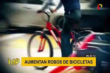 Alerta por incremento de robos de bicicletas en Lima