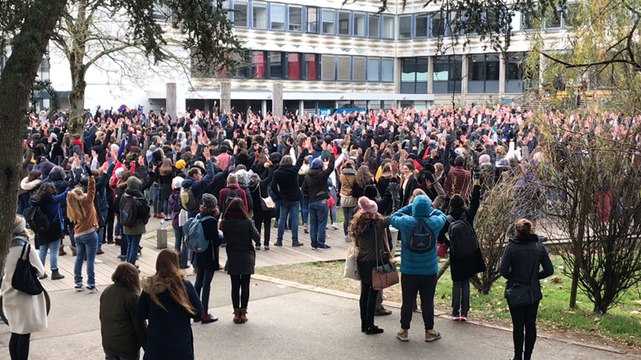 Vote contre la poursuite du blocage de la fac Rennes 2