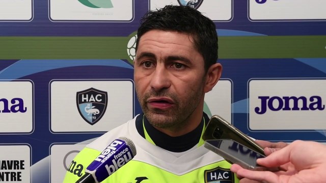 Avant GFC Ajaccio - HAC, interview d'Oswald Tanchot
