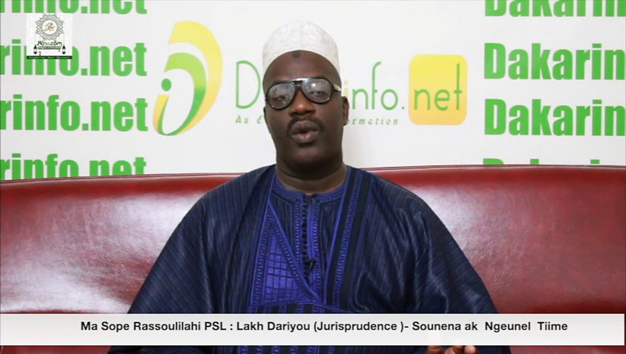 Ma Sope Rassoulilahi PSL : Lakh Dariyou (Jurisprudence )- Souna ak  Ngeunel  Tiime