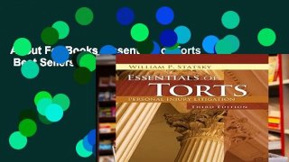 About For Books  Essentials of Torts  Best Sellers Rank : #1
