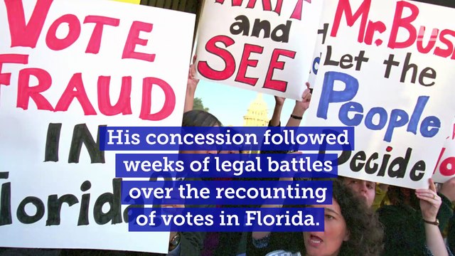 This Day in History: Al Gore Concedes Presidential Election