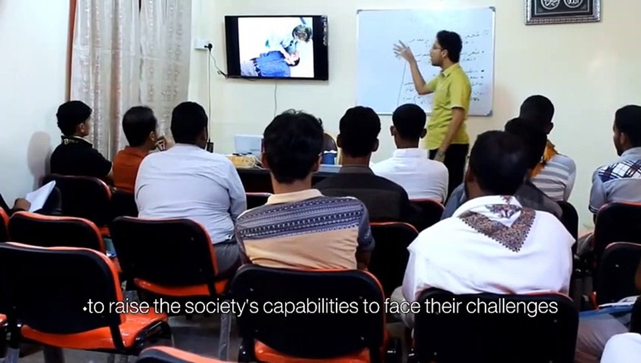روبرتاج المؤسسة العربية لحقوق الانسان وحدة اسفير عن الاسعافات الاولية