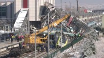 Tren Enkazı Kaldırma Çalışmaları Sabaha Kadar Sürecek