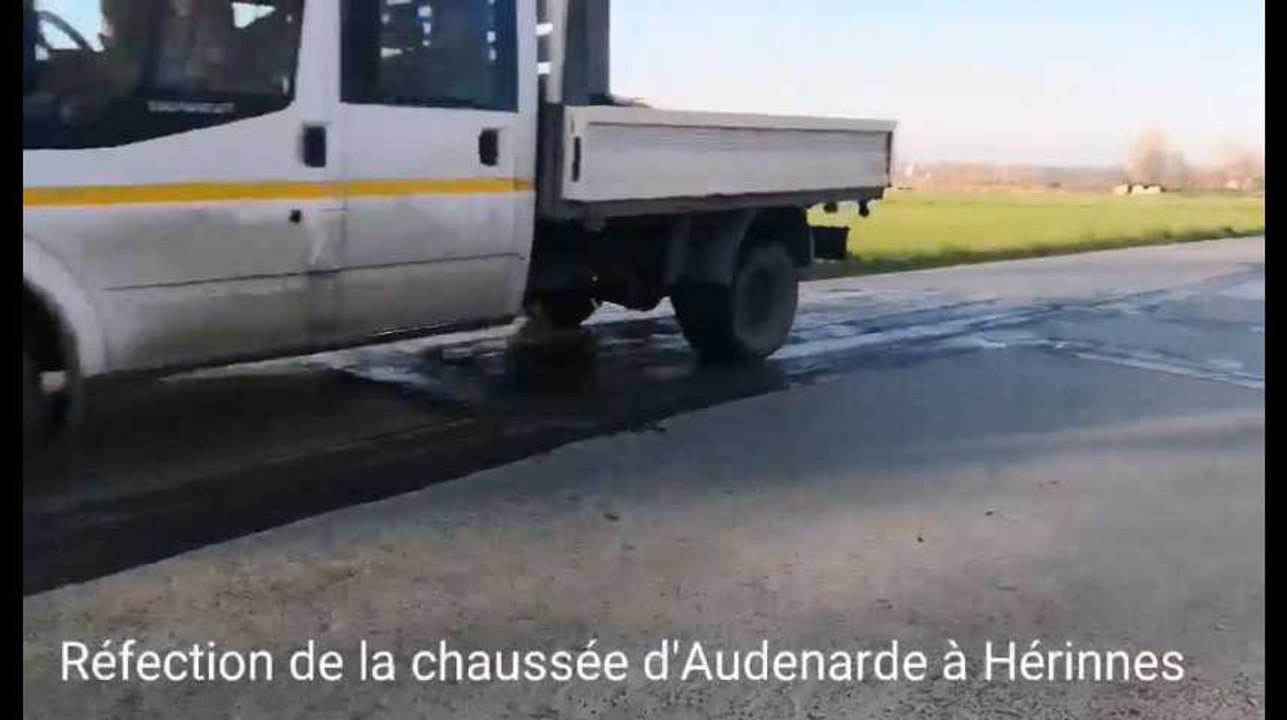 Hérinnes Réfection chaussée d'Audenarde