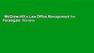 McGraw-Hill s Law Office Management for Paralegals  Review