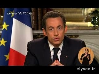 Voeux 2008 de Nicolas Sarkozy