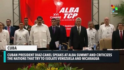 Cuba’s Diaz-Canel Supports ALBA