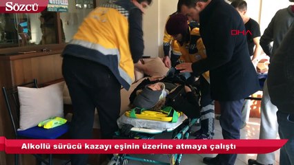 Download Video: Yayaya çarpan alkollü sürücü, kazayı eşinin üzerine atmaya çalıştı