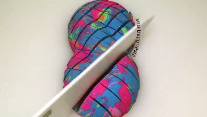 Very Satisfying Video Compilation #NEW Kinetic Sand Cutting ASMR