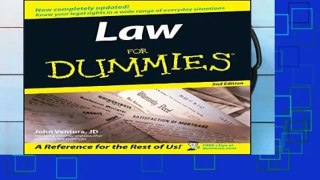 Full E-book  Law for Dummies 2nd Edition  For Kindle