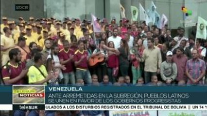 Venezolanos en solidarizan con exvicepresidente de Ecuador, Jorge Glas