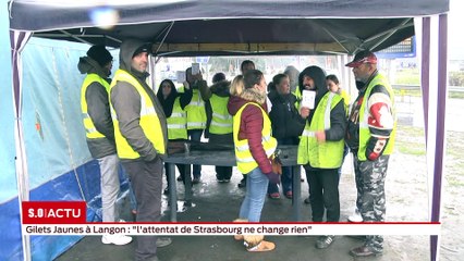 Gilets Jaunes à Langon : "l'attentat de Strasbourg ne change rien"