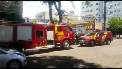 Fios pegam fogo na região central de Cascavel