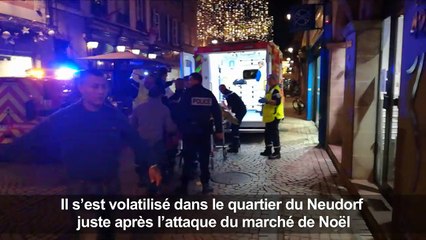 Attentat de Strasbourg: l'auteur toujours en fuite