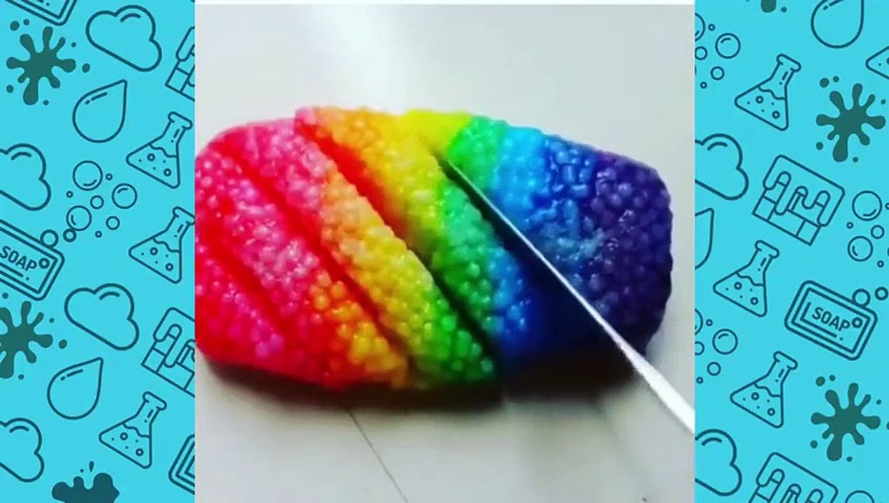 CUTTING SLIME VS CUTTING FLORAL COMPIALTION l Most Satisfying ASMR Compilation 2018