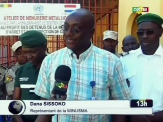 ORTM - La maison d’arrêt de Gao est dotée d’un atelier de construction métallique et des talkie walkie don fait par la Minusma à travers les Pays-Bas