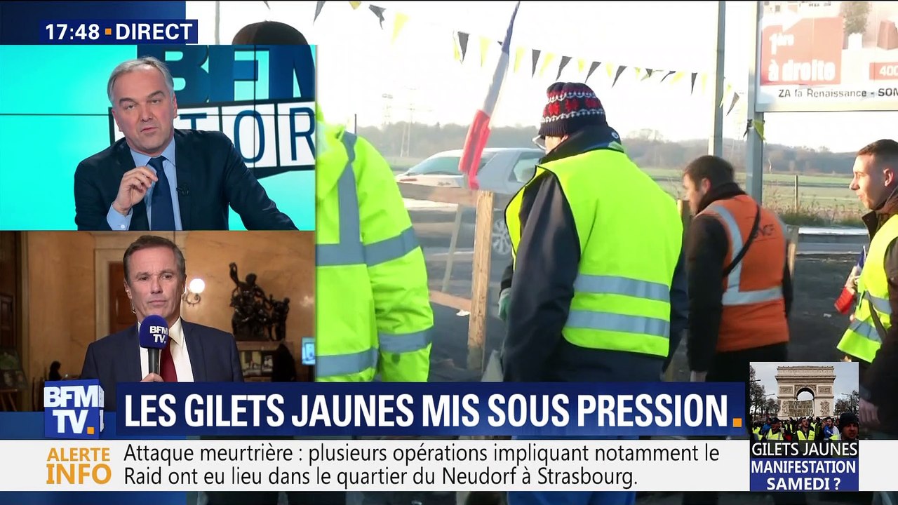 "Arrêtons de mettre sur le dos des gilets jaunes tous les maux de la France", Nicolas Dupont-Aignan