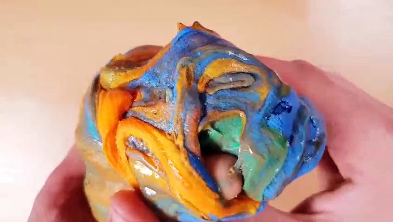 Clay Slime Mixing - The Beach