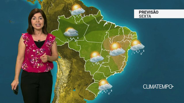 Previsão Brasil – Calor intenso e temporais
