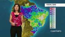 Como fica a  chuva no BR nos próximos dias