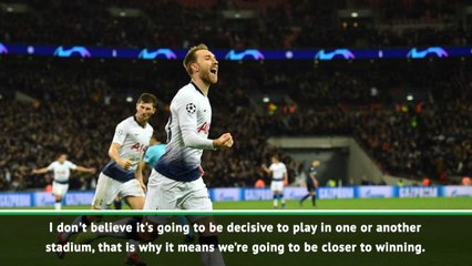 Download Video: Playing Champions League first-leg at new stadium won't be 'decisive' - Pochettino