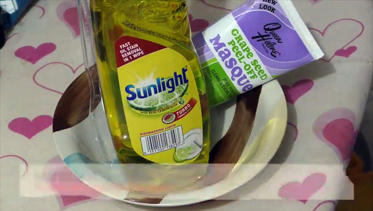 how to make slime sunlight dish soap without glue, Without Borax, Without Starch and Detergent