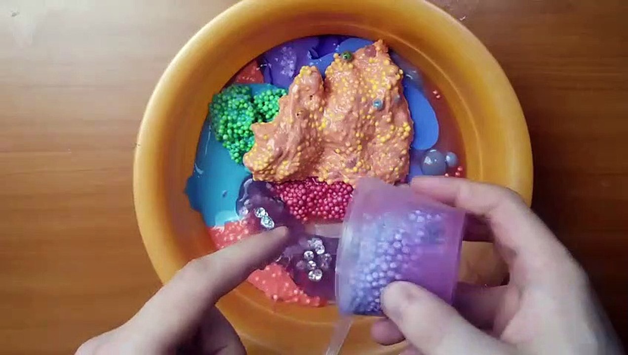 Slime Mixing - Satisfy Video #SlimeSmoothie 3