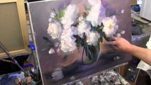 Fleurs Peinture à l'huile de l'artiste Igor Saharov