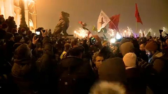 Második napja tart a tüntetés Budapesten