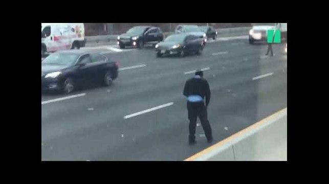Une pluie de billets provoque accidents et bouchons sur une autoroute américaine