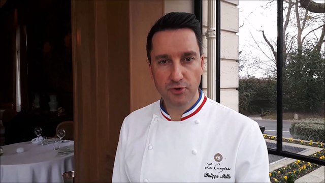 Un menu de château par le chef MOF Philippe Mille : carpaccio de langouste, miel des crayères et safran