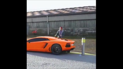 Ca vous dit un petit tour en Lamborghini. Enfin presque...