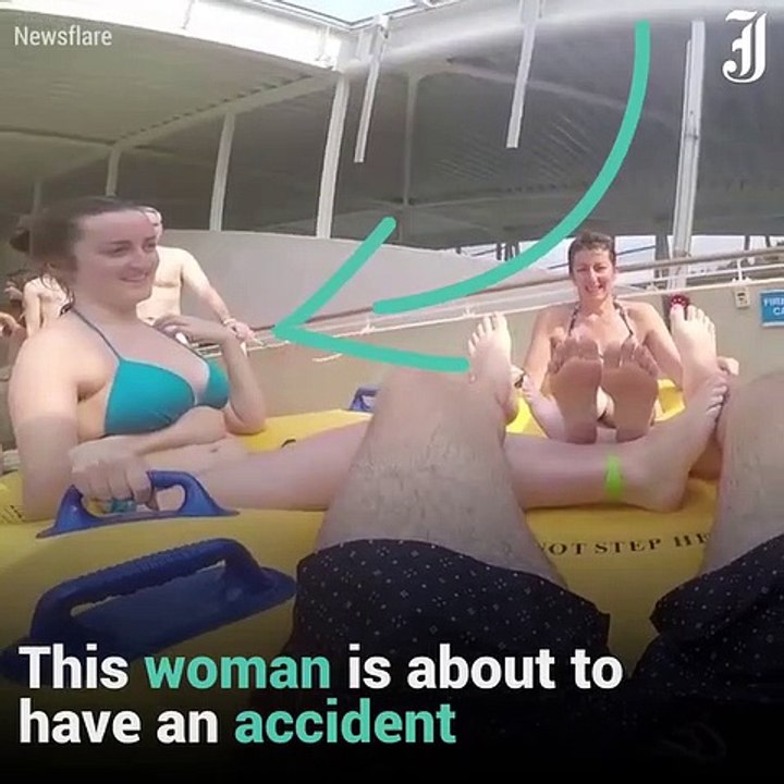 Ce toboggan aquatique a presque pris sa vie...