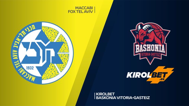 Maccabi FOX Tel Aviv - KIROLBET Baskonia Vitoria-Gasteiz Highlights | Turkish Airlines EuroLeague RS Round 12