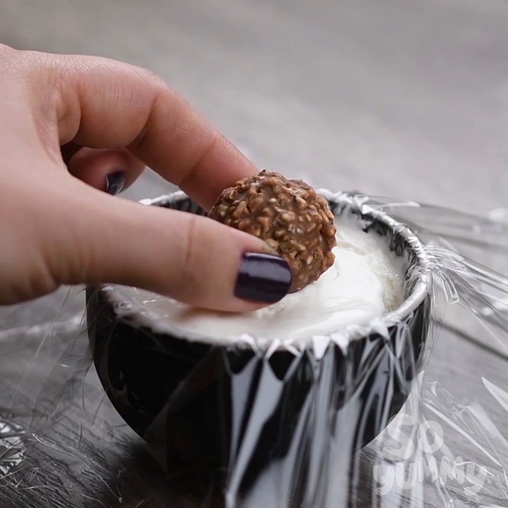 Helado frito de Canela