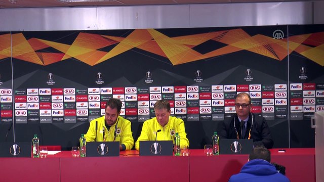 Spartak Trnava - Fenerbahçe maçının ardından - 'Şu anda bizi bekleyen bir lig yarışı var' - BRATİSLAVA