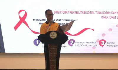 Mensos RI Kukuhkan 1.000 Orang Sahabat Peduli ODHA