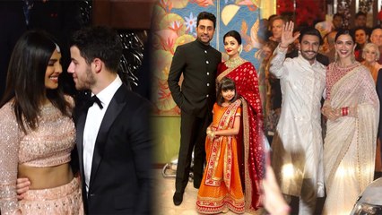 Isha Ambani Wedding : Priyanka to Deepika; Bollywood Best dress Couples at Royal Wedding | Boldsky