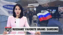 Samsung Electronics named favorite brand in Russia: Survey