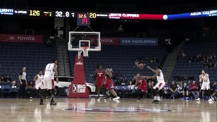 Desi Rodriguez rises to block the shot