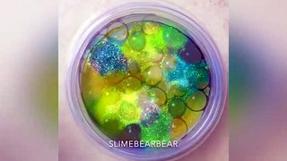 Coloring Slime Mixing || The Most Satisfying Coloring Slime Compilations #107
