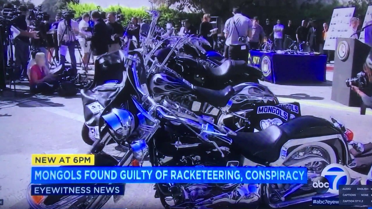 Guilty Verdict In Mongols MC Civil RICO Trademark Logo Trial (2018)