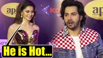 Urvashi Rautela PRAISES Varun Dhawan at Nickelodeon Kids Choice Awards 2018; Watch video| FilmiBeat