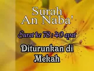 78. Surat An-Naba' - Muhammad Thoha Al Junayd - Juz 'Amma