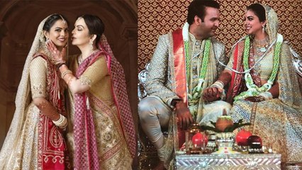 Isha Ambani carries Nita Ambani's THIS 35-Year-Old Saree with her Wedding dress | FilmiBeat