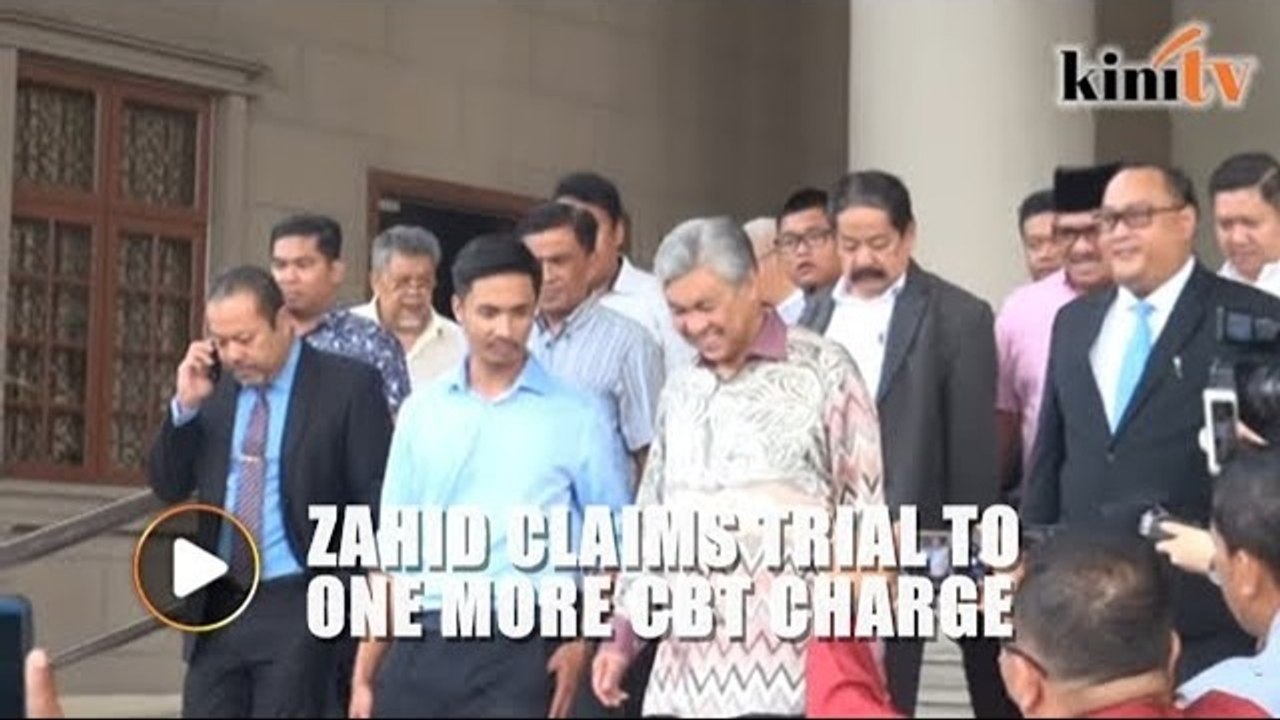 Zahid claims trial to additional CBT charge of RM10m