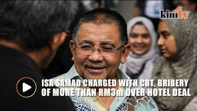 Isa charged with CBT and receiving kickbacks of over RM3m in hotel deal