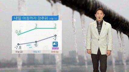 [날씨] 내일 아침까지 강추위...전국에 눈·비 / YTN